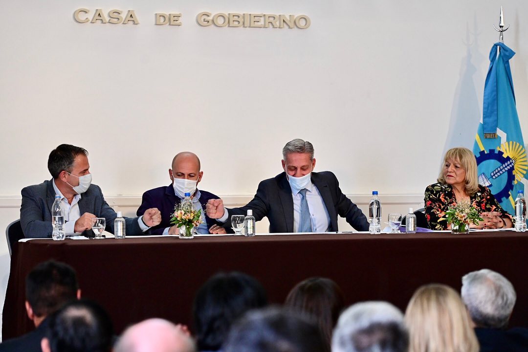 EL VICEGOBERNADOR Y EL INTENDENTE ACOMPAÑARON LA PRESENTACIÓN DEL PROYECTO DE LEY DE REPARACIÓN HISTÓRICA
