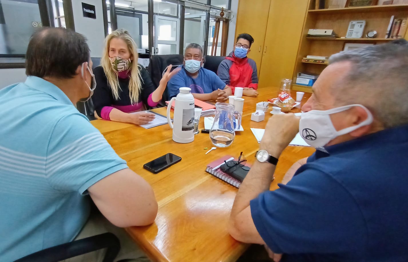 REUNIÓN CON LAS NUEVAS AUTORIDADES DE LA RESERVA AGRÍCOLA AGROFORESTAL