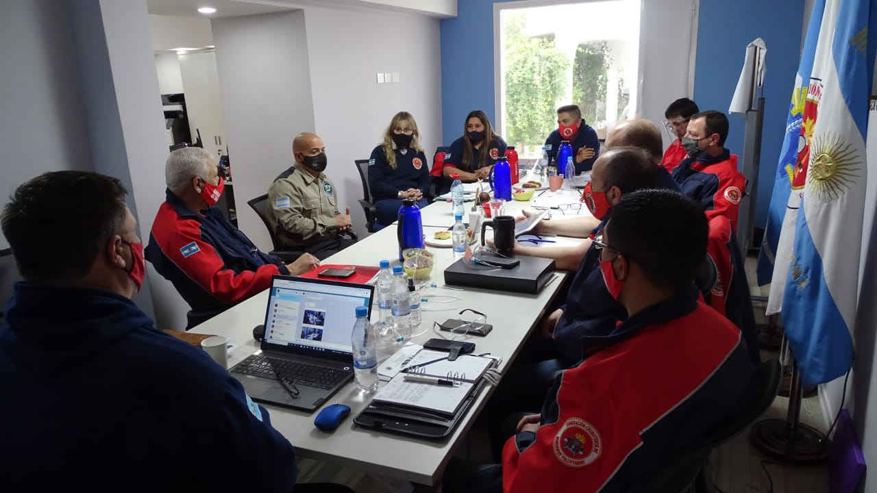 SE REUNIÓ LA COMISIÓN DIRECTIVA DE LA FEDERACIÓN CHUBUTENSE DE BOMBEROS