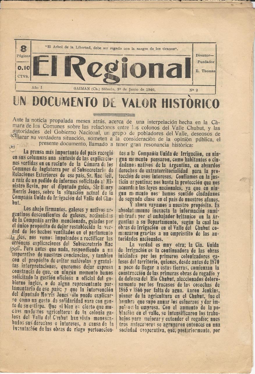 PRESENTARON LA DIGITALIZACIÓN DEL PERIÓDICO “EL REGIONAL”