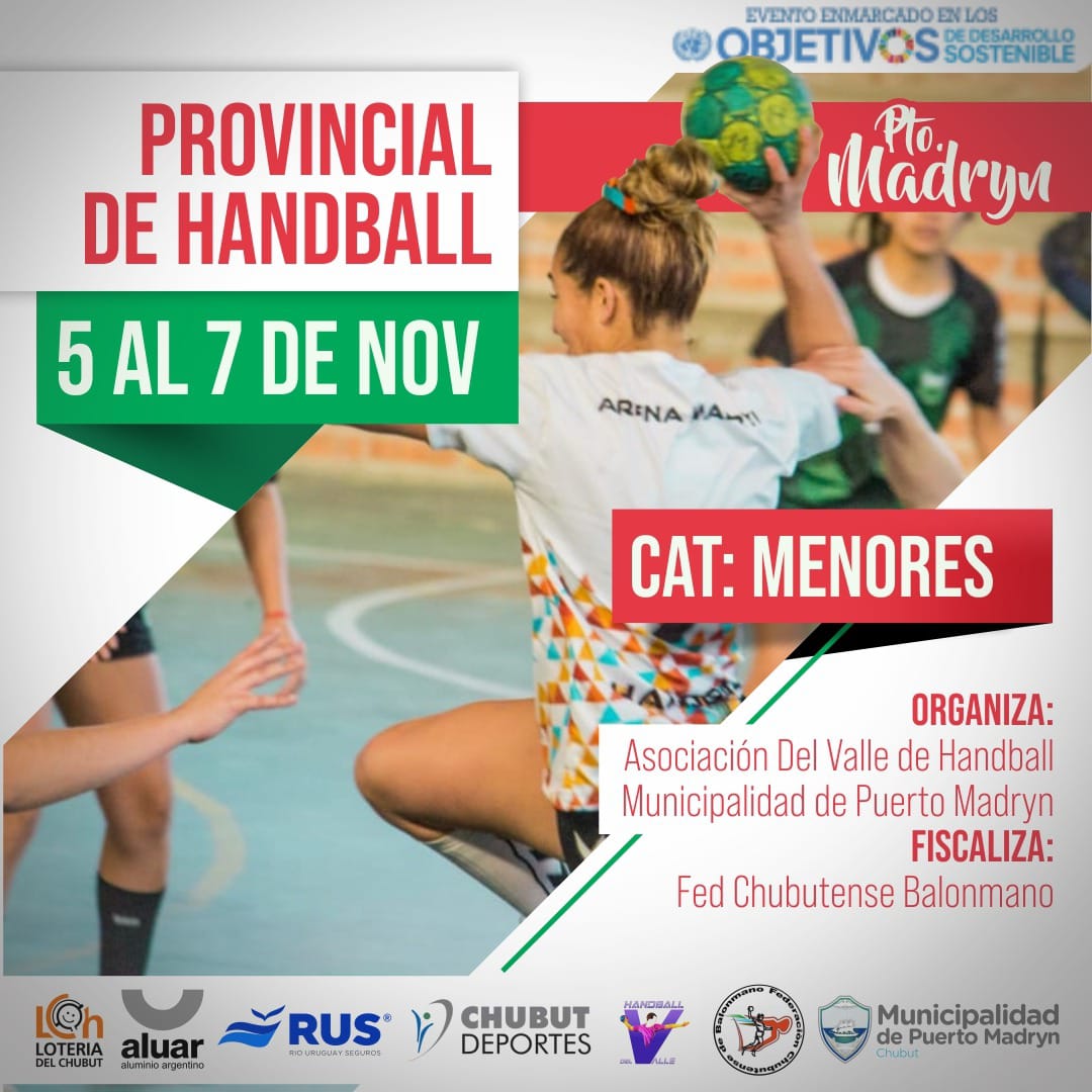 LLEGA EL PROVINCIAL DE HANDBALL EN CATEGORÍA MENORES