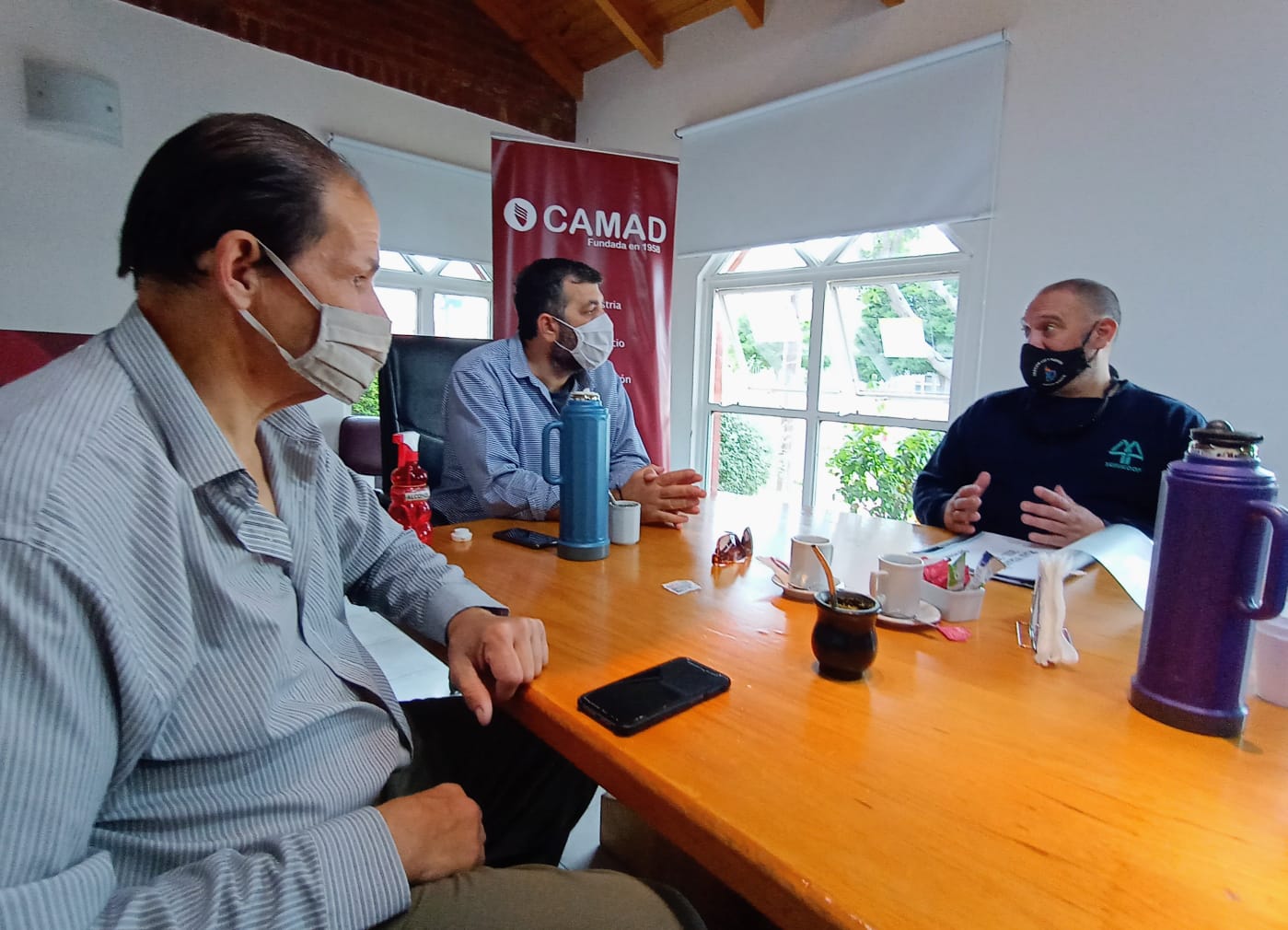 AUTORIDADES DE SERVICOOP SE REUNIERON CON LA CAMAD