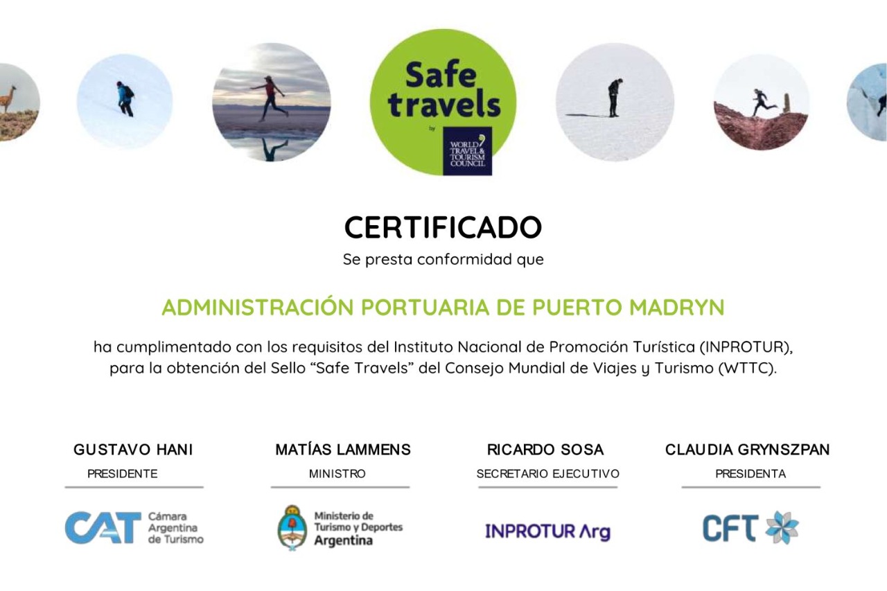LA APPM RECIBIÓ EL SELLO GLOBAL EN SEGURIDAD E HIGIENE PARA VIAJES Y TURISMO: SAFE TRAVELS
