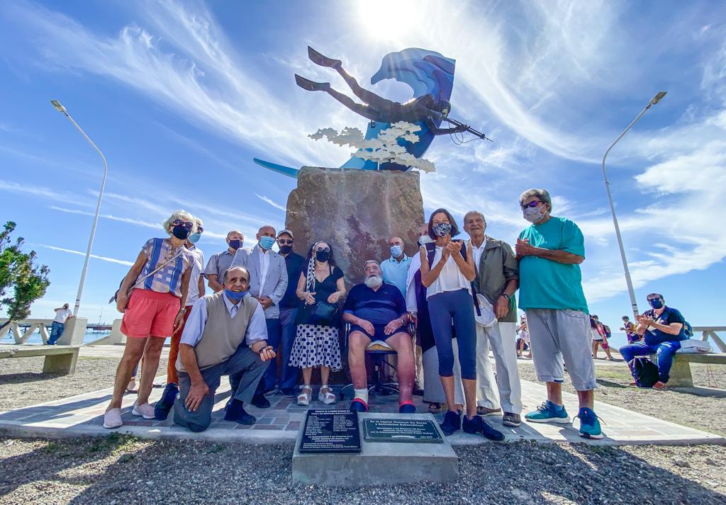 HOMENAJEARON A LOS PIONEROS DE LA CAPITAL DEL BUCEO Y LAS ACTIVIDADES SUBACUÁTICAS