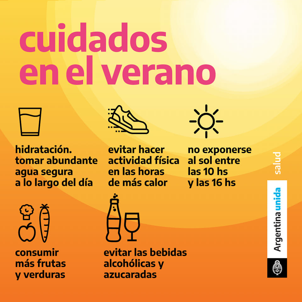 RECOMENDACIONES ANTE LA OLA DE CALOR