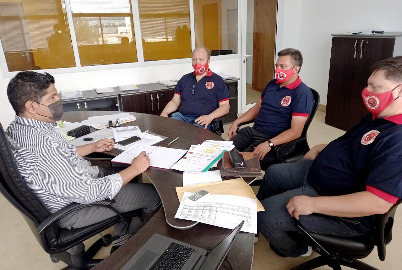 EL GOBIERNO DEL CHUBUT SE REUNIÓ CON REPRESENTANTES DE LA FEDERACIÓN DE BOMBEROS