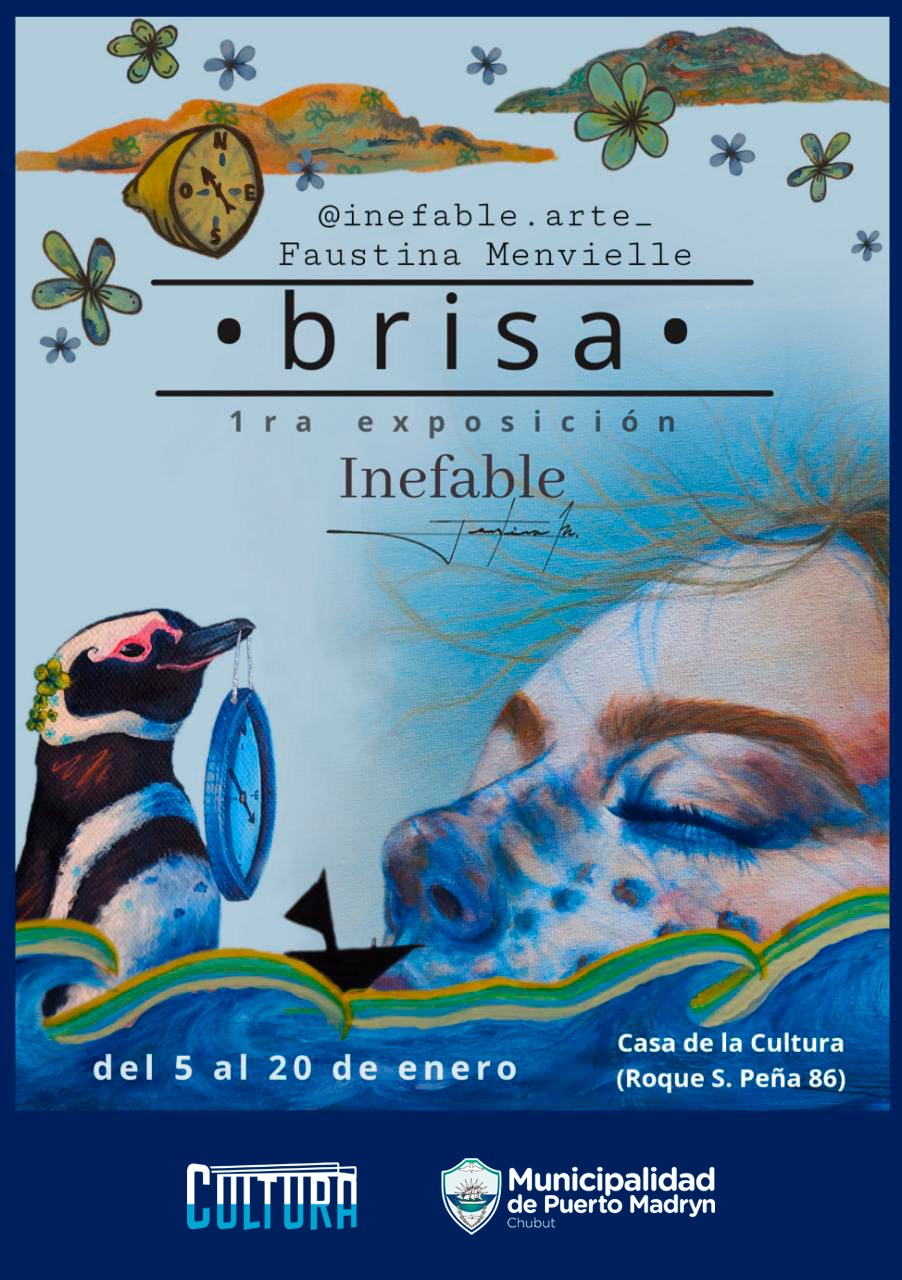 SE PRESENTA ESTE MIÉRCOLES LA MUESTRA “BRISA” EN MADRYN