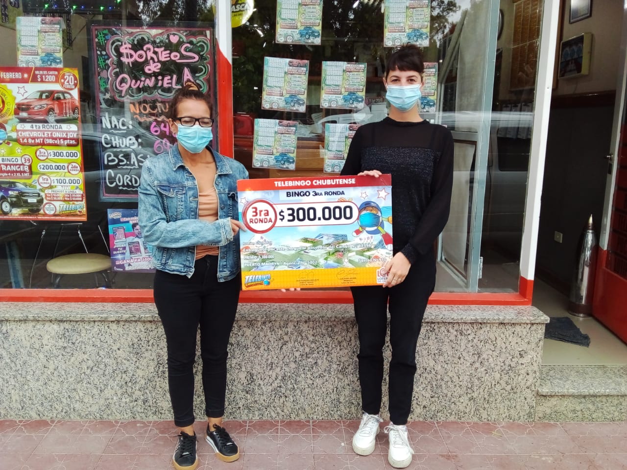 MADRYNENSE GANÓ 300 MIL PESOS CON EL TELEBINGO CHUBUTENSE