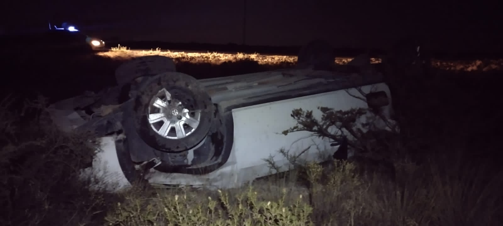 JOVEN PILOTO MADRYNENSE VOLCÓ EN RUTA