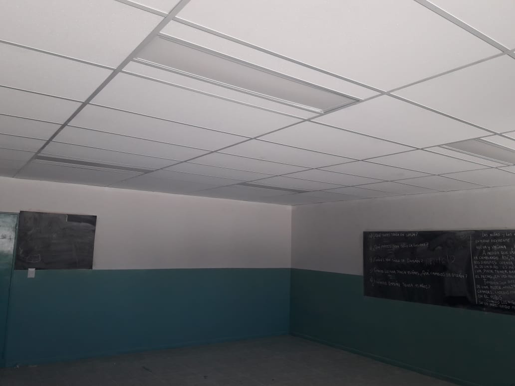 AVANZAN LAS REPARACIONES EN LA ESCUELA Nº 162 DE MADRYN