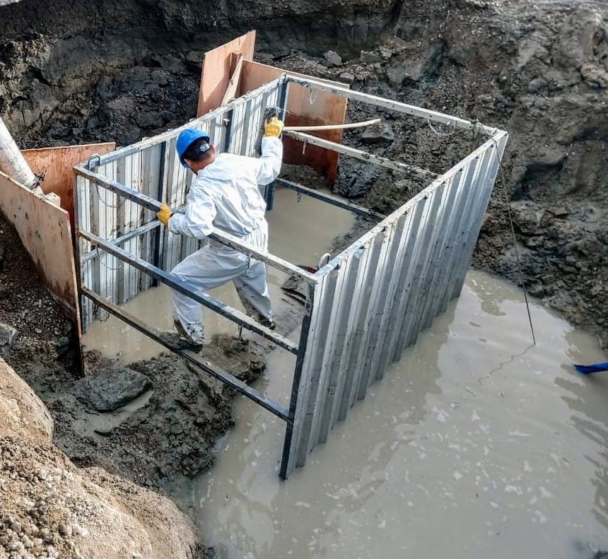 FINALIZARON LAS OBRAS SOBRE EL ACUEDUCTO DE 500