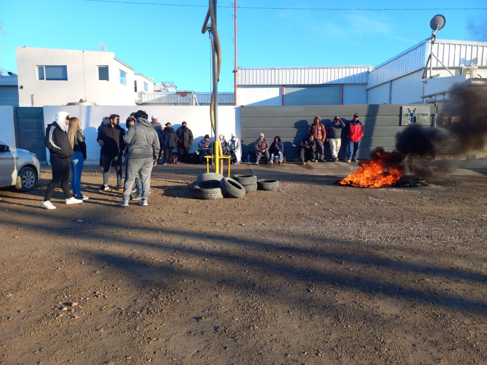 PROTESTA DE TRABAJADORES DE ACHERNAR