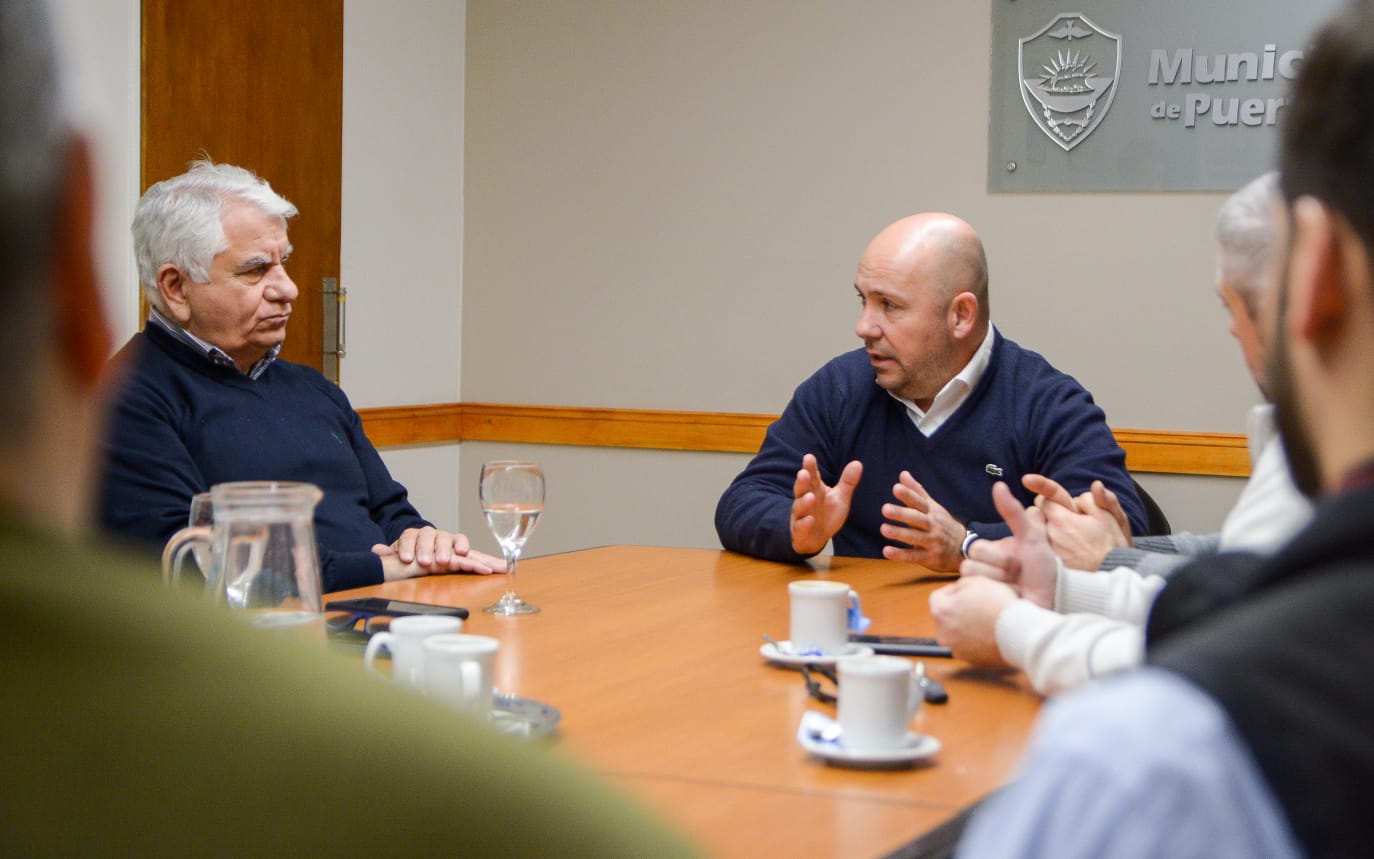 SASTRE RECIBIÓ A LAS NUEVAS AUTORIDADES DE LA CIMA