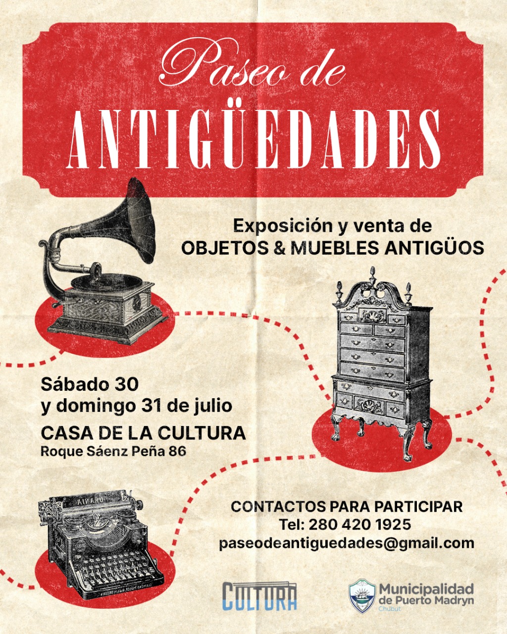 VUELVE EL PASEO DE ANTIGÜEDADES EN LA CASA DE LA CULTURA