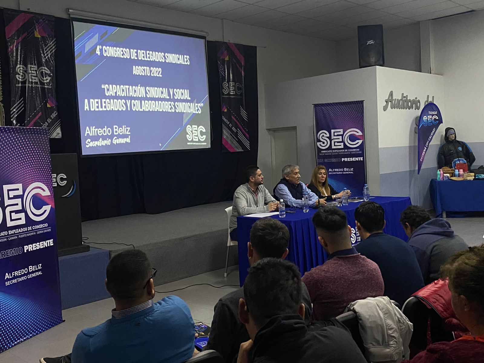 SE REALIZÓ UN NUEVO CONGRESO DEL SECTOR TRABAJADOR DE COMERCIO