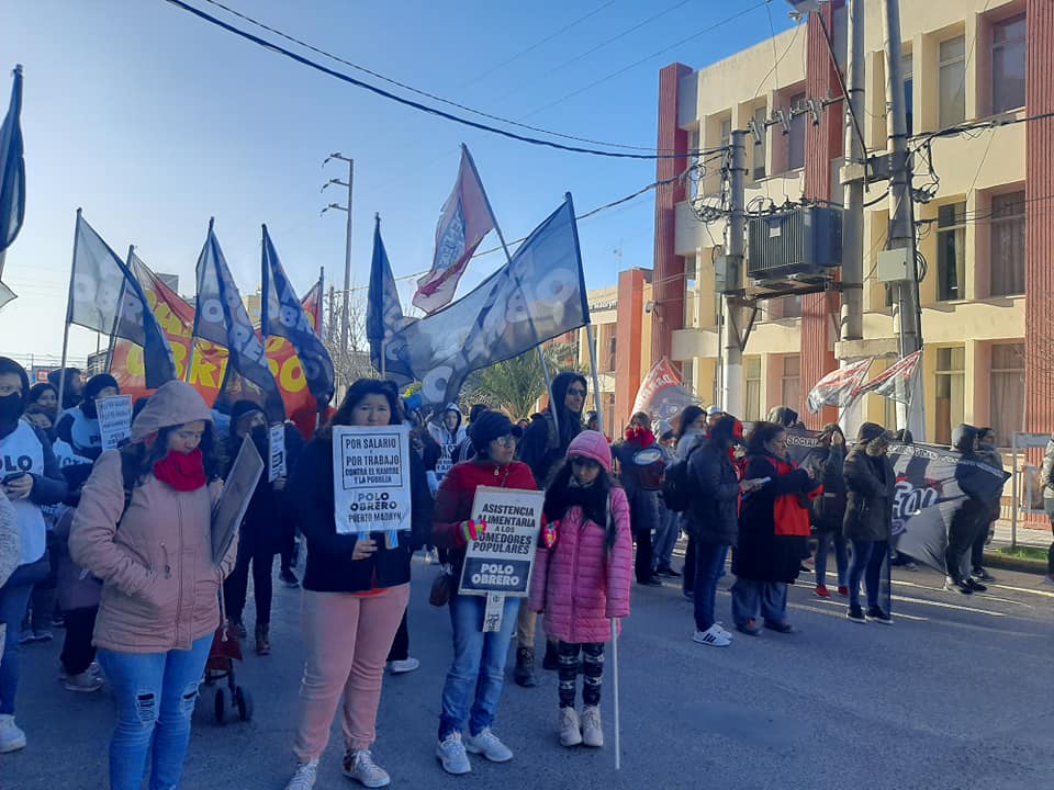 LA UNIDAD PIQUETERA VOLVIÓ A MARCHAR EN PUERTO MADRYN