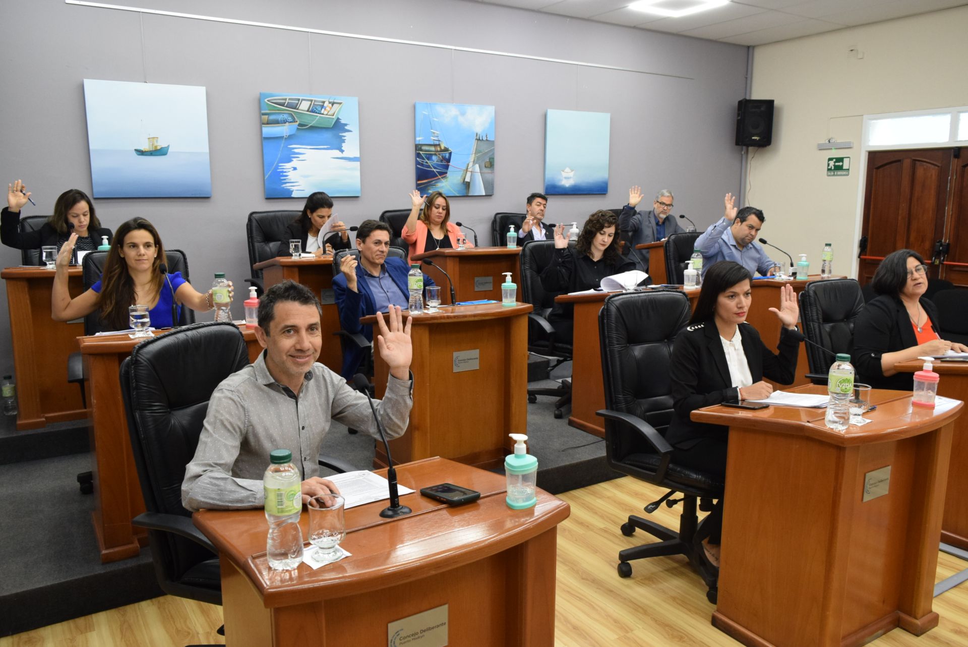 CONCEJALES  APROBARON EL PRESUPUESTO MUNICIPAL 2023