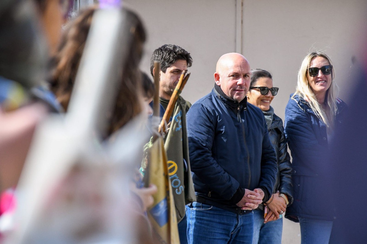 SASTRE VISITÓ AL GRUPO SCOUT ALMIRANTE S. R. STORNI Y DESTACÓ EL TRABAJO SOCIAL QUE SE REALIZA EN EL ESPACIO