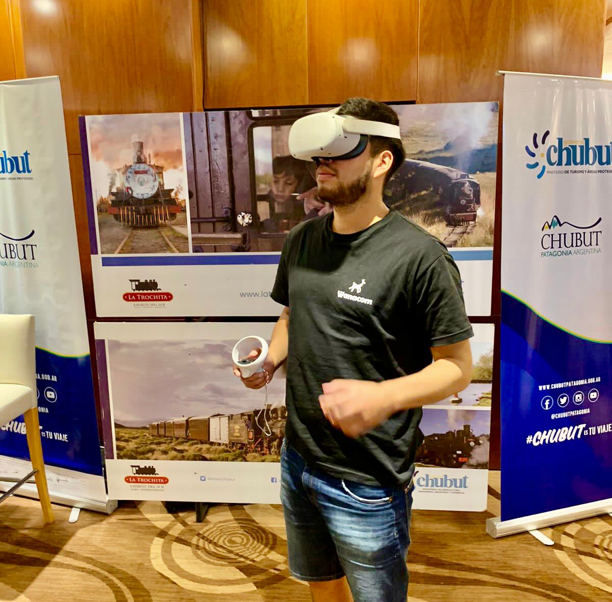 “LA TROCHITA”, PRESENTA UN NOVEDOSO DISPOSITIVO DE PROMOCIÓN EN LA EXPO TIC QUE SE REALIZA EN PUERTO MADRYN