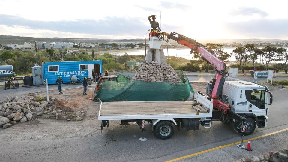 Continúa interrumpido el acceso a la zona del monumento al “Indio Tehuelche”