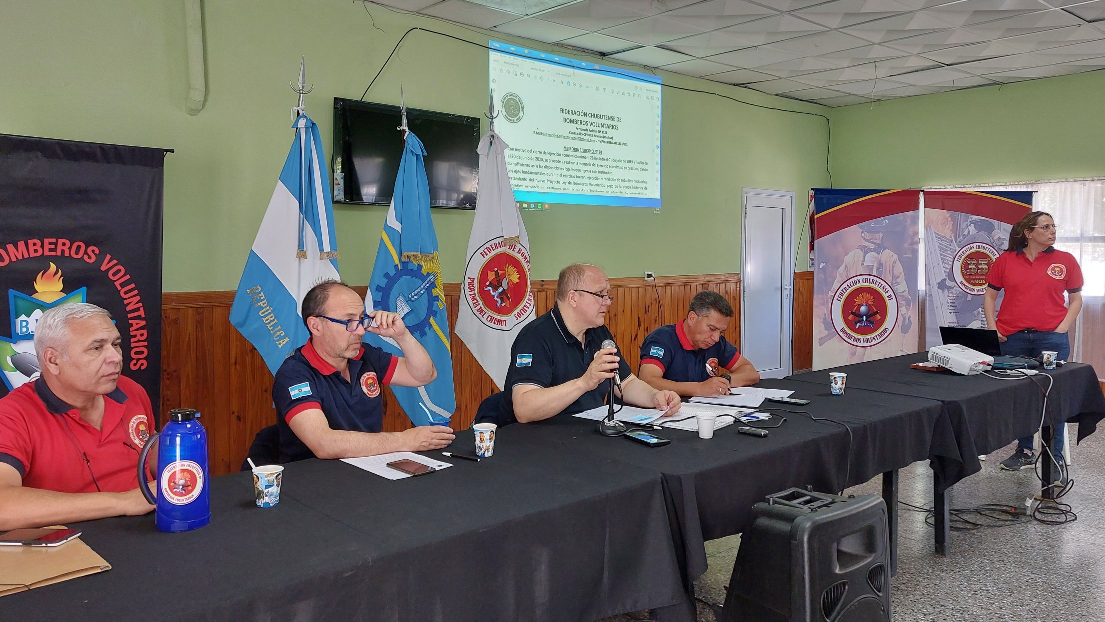 SE REALIZÓ ASAMBLEA DE LA FEDERACIÓN CHUBUTENSE DE BOMBEROS