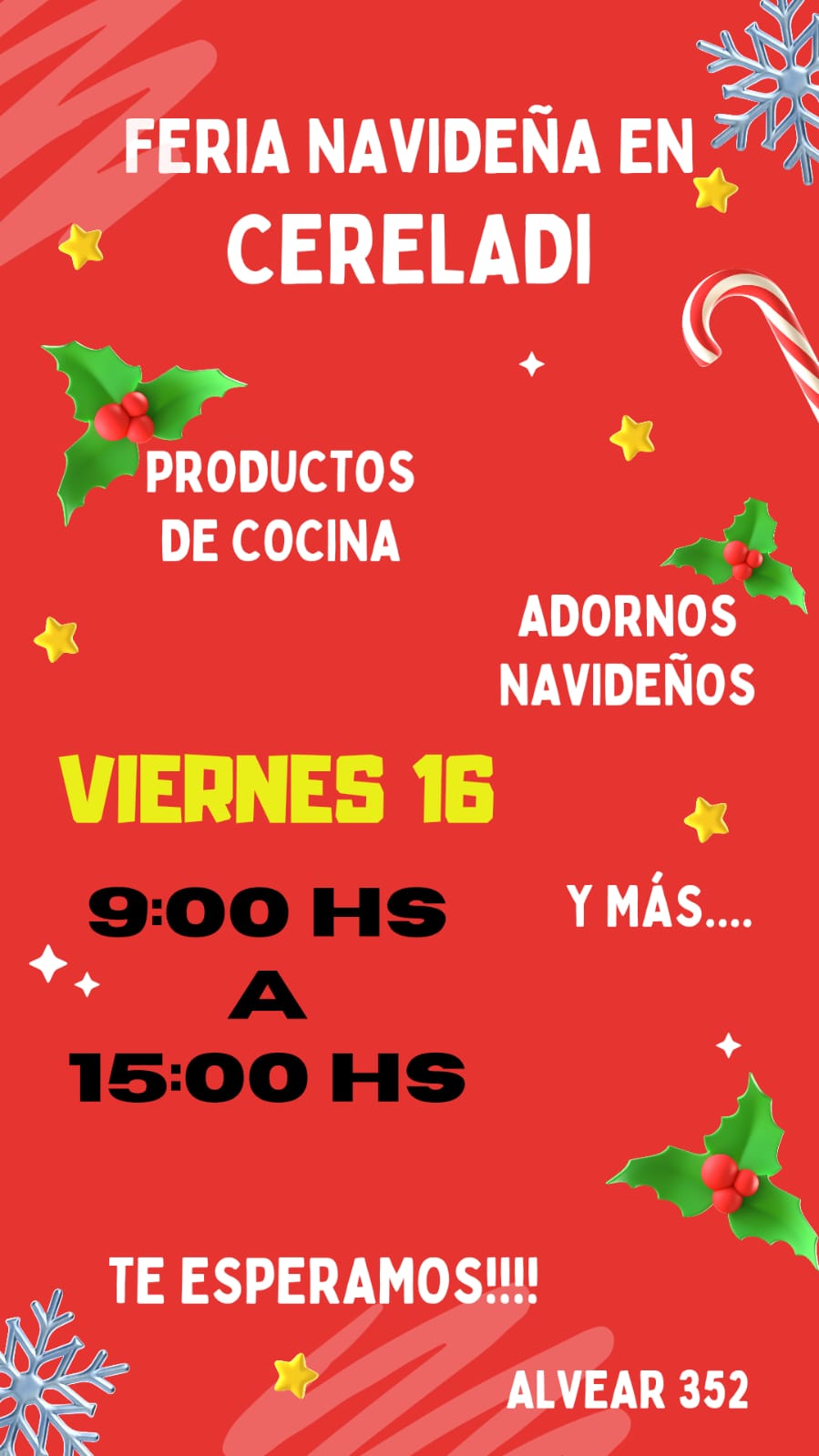 EL CERELADI REALIZARÁ FERIA NAVIDEÑA