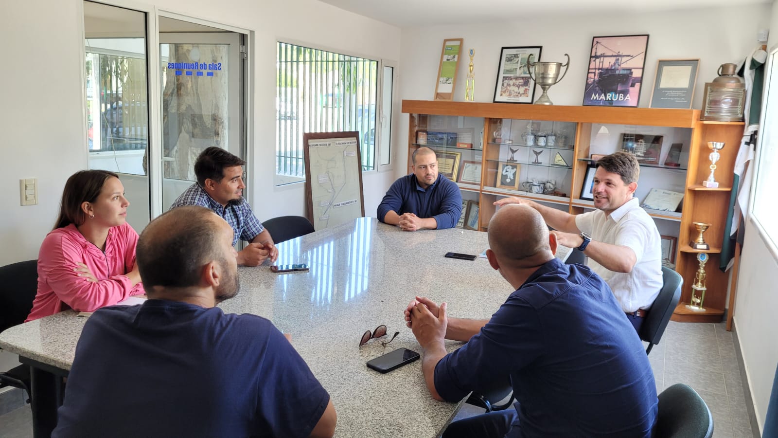 EL MUNICIPIO AVANZA EN LA COORDINACIÓN DE ACTIVIDADES CON EL CLUB NÁUTICO ATLÁNTICO SUD