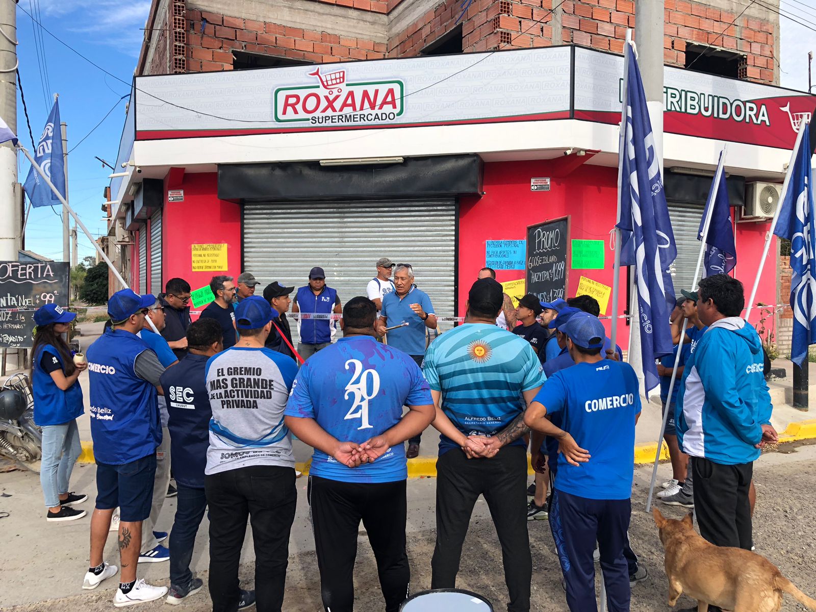 EL SEC RECLAMÓ POR CONVENIO COLECTIVO EN LOS SUPERMERCADOS “ROXANA”