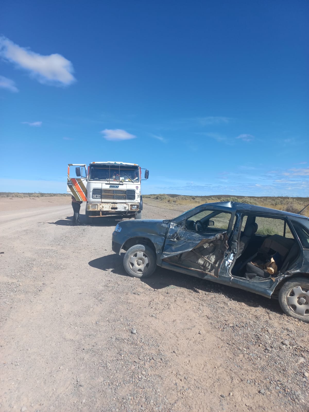 UNA PERSONA HOSPITALIZADA TRAS CHOQUE EN RUTA