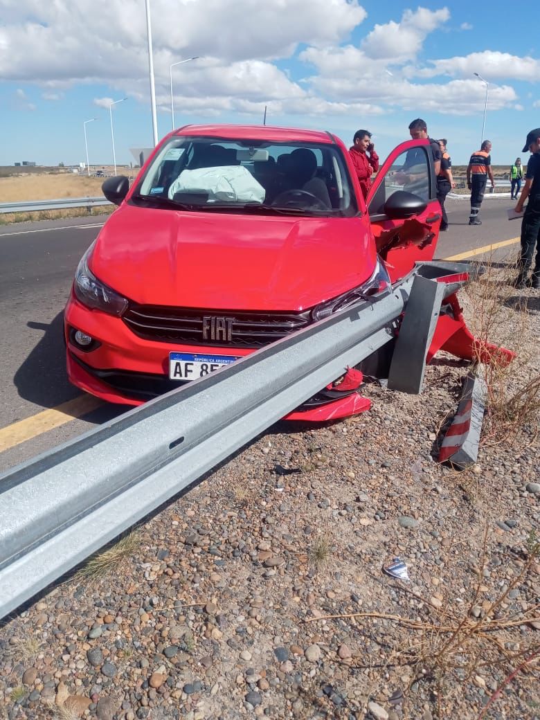 NUEVO ACCIDENTE EN UNO DE LOS INGRESOS A PUERTO MADRYN