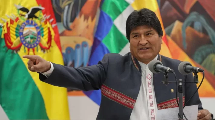 EVO MORALES LLEGA A PUERTO MADRYN