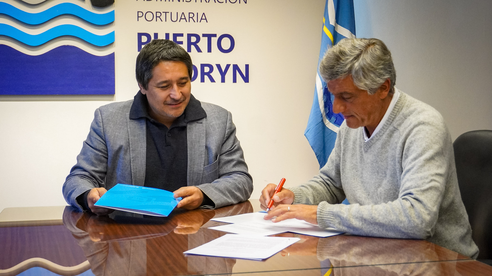 LA ADMINISTRACIÓN PORTUARIA FIRMÓ UN CONVENIO MARCO CON LA AGENCIA ARGENTINA DE INVERSIONES Y COMERCIO INTERNACIONAL