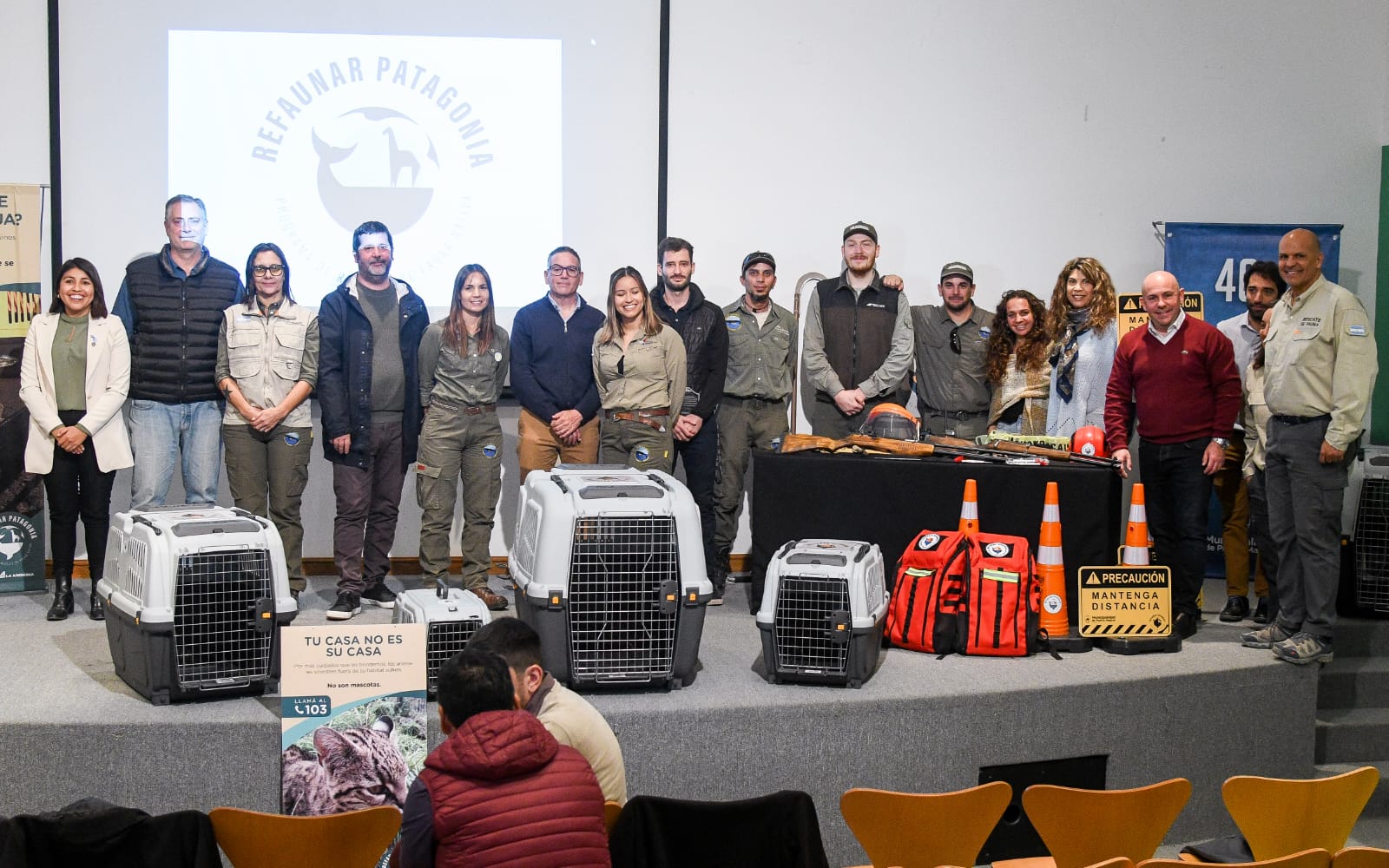 EL INTENDENTE ENCABEZÓ LA PRESENTACIÓN DEL PROGRAMA REFAUNAR EN PUERTO MADRYN