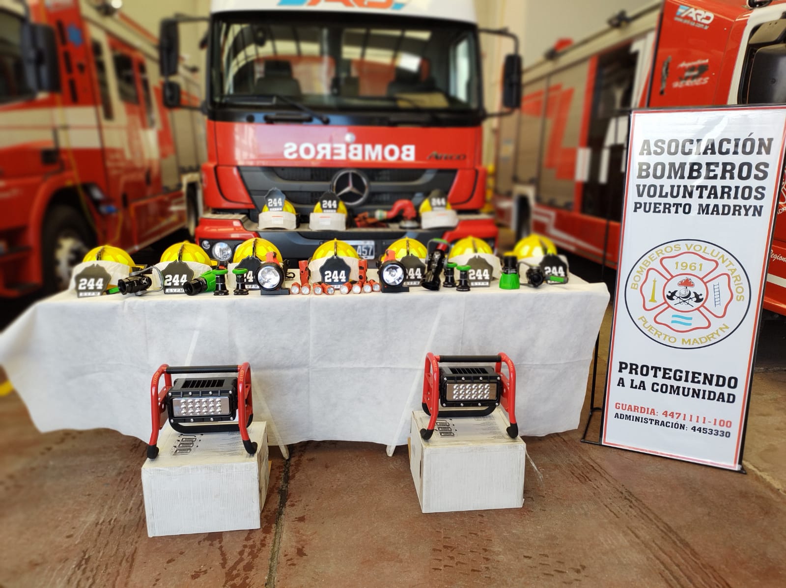 NUEVA COMPRA DE EQUIPAMIENTO DE LOS BOMBEROS DE MADRYN