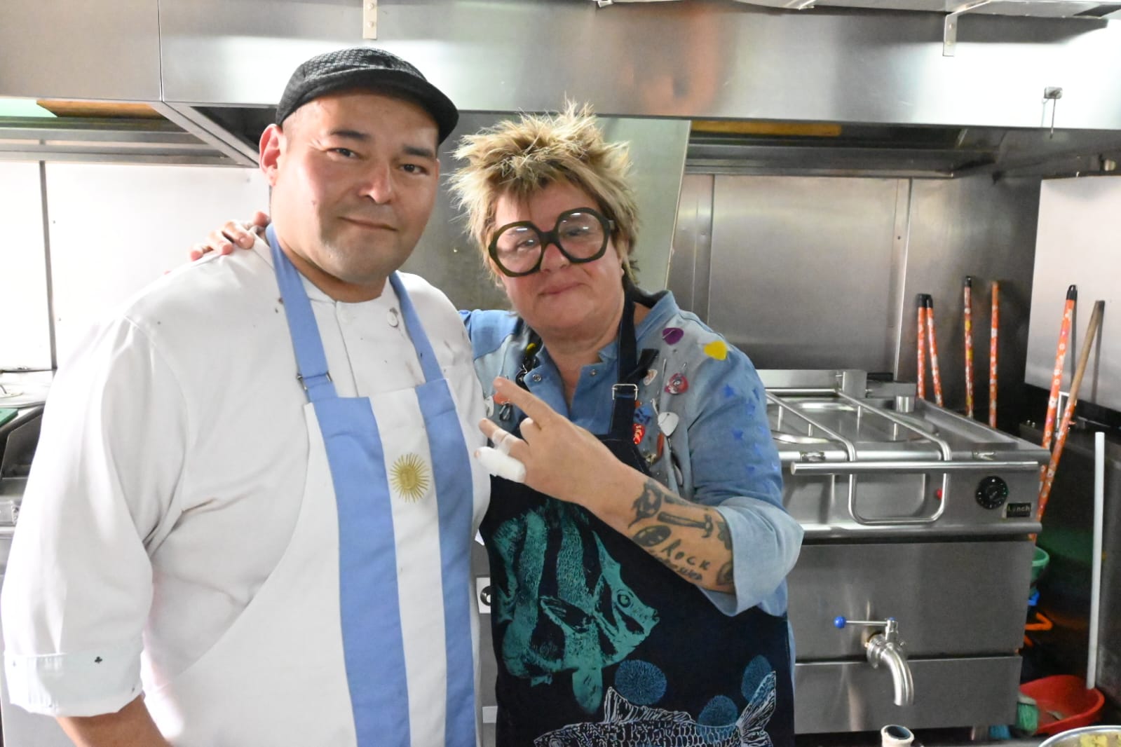 PABLO BLANCO Y MADAME PAPIN COCINARON PARA LA FRAGATA ARA “LIBERTAD”