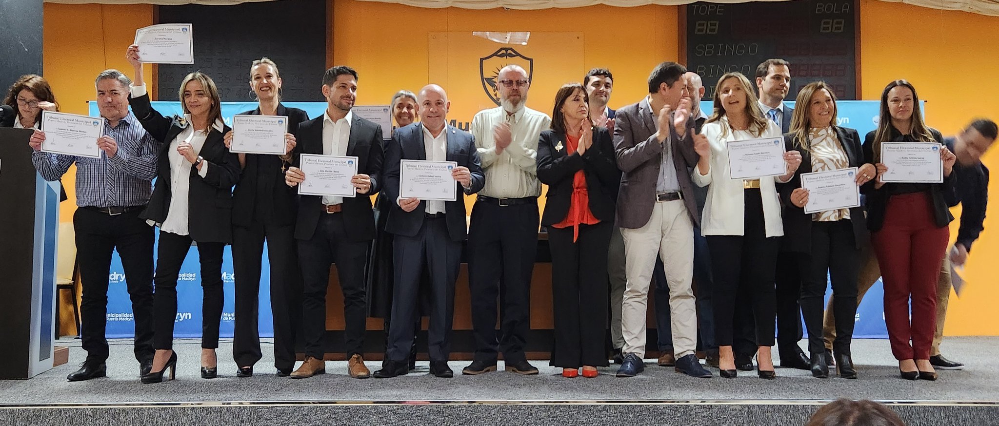 SE PROCLAMARON LAS AUTORIDADES ELECTAS DE PUERTO MADRYN