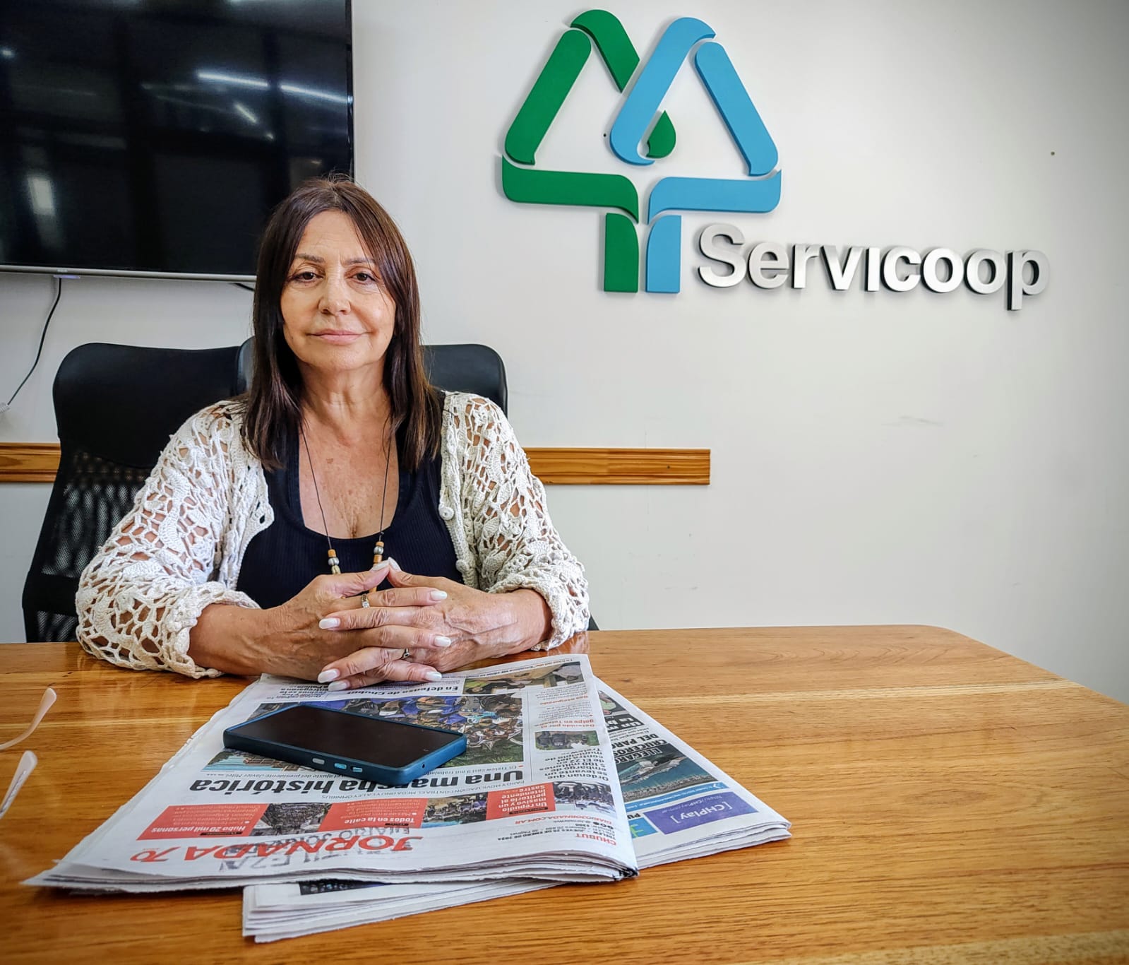 ESTELA, LA PRIMERA MUJER VICEPRESIDENTA EN LA HISTORIA DE SERVICOOP