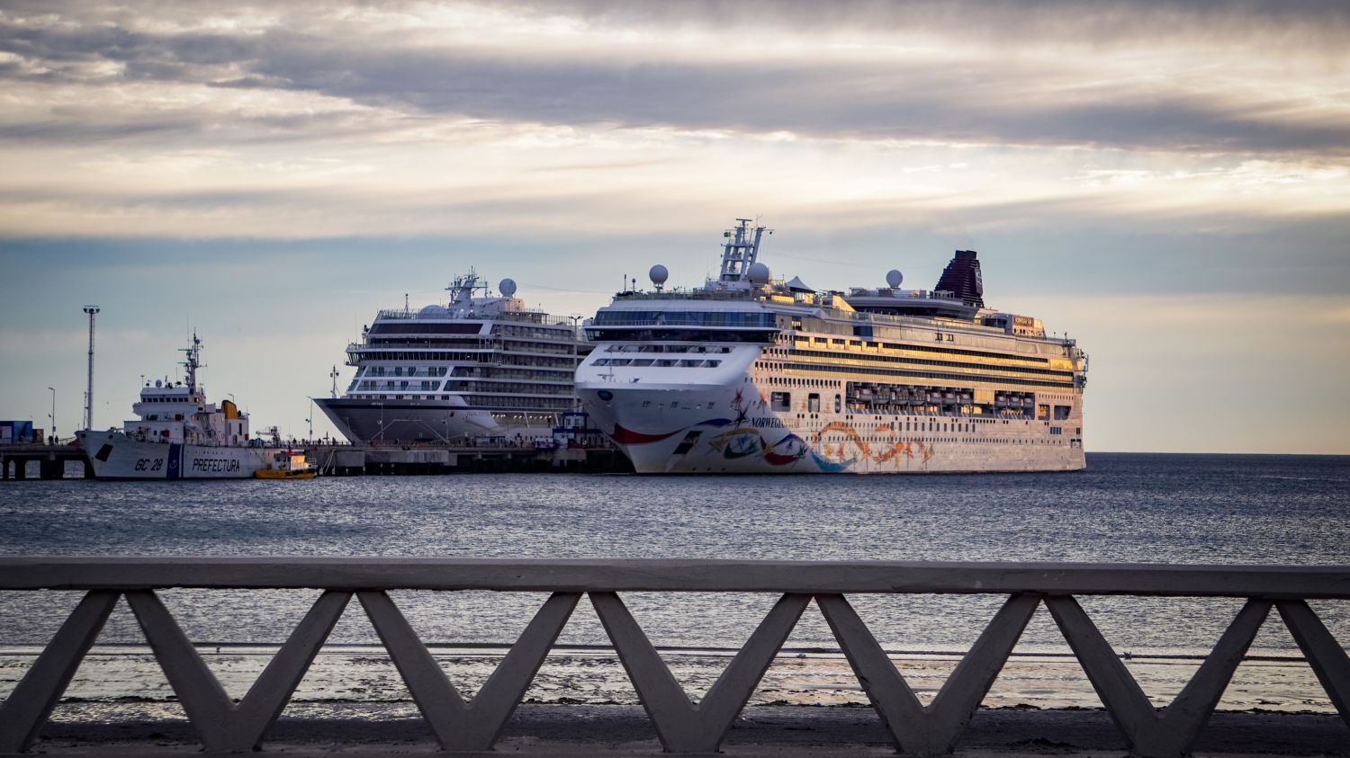 MADRYN DISFRUTÓ DE UN NUEVO DOBLE ARRIBO DE CRUCEROS