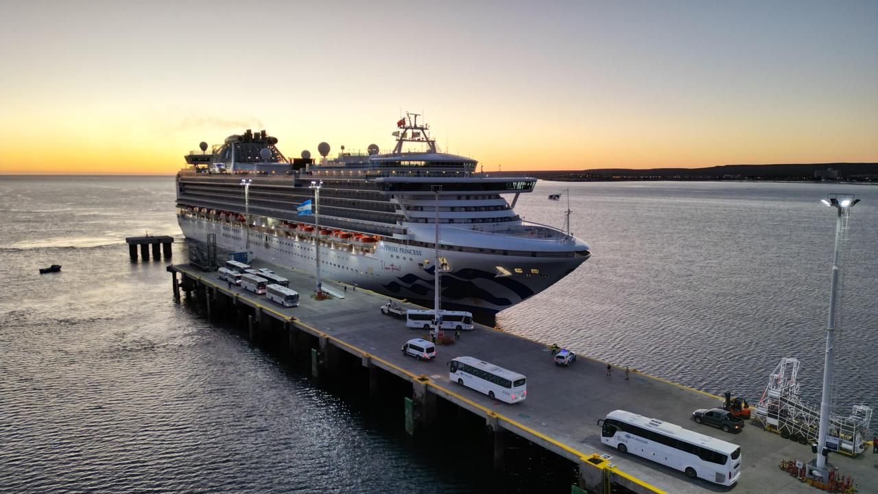Sapphire Princess: por segunda vez a Puerto Madryn