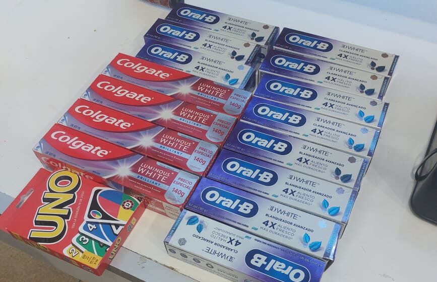 Mechera de Trelew detenida en Madryn por intentar robar pasta de dientes