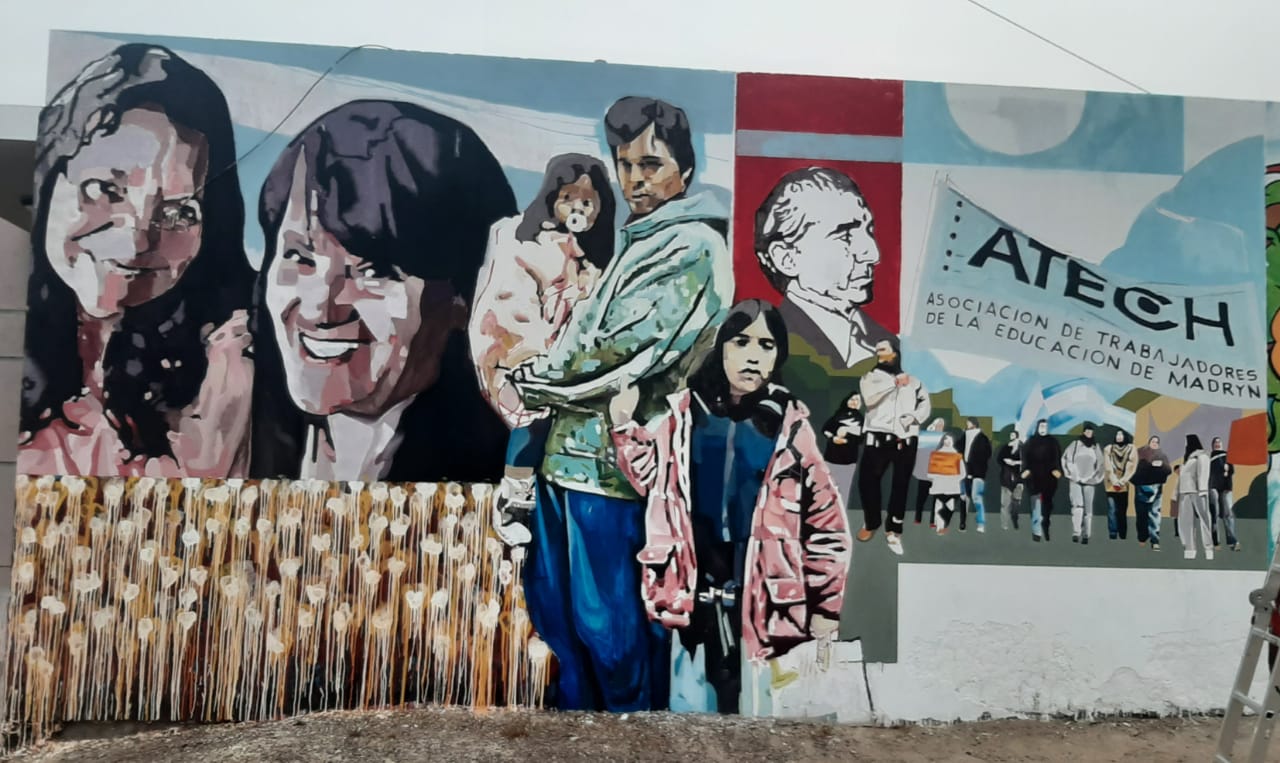 Invitan a la inauguración del mural “Docentes, Memoria y Juventudes”