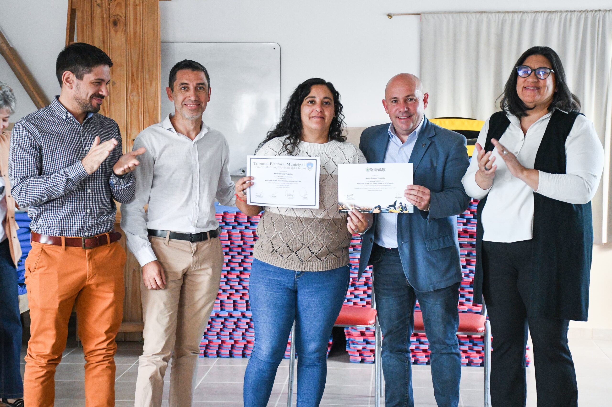 Las nuevas autoridades de Solana de la Patagonia recibieron sus certificados