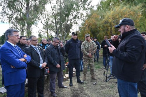 El Gobierno del Chubut presentó las armas no letales para las Fuerzas Policiales de las provincias patagónicas