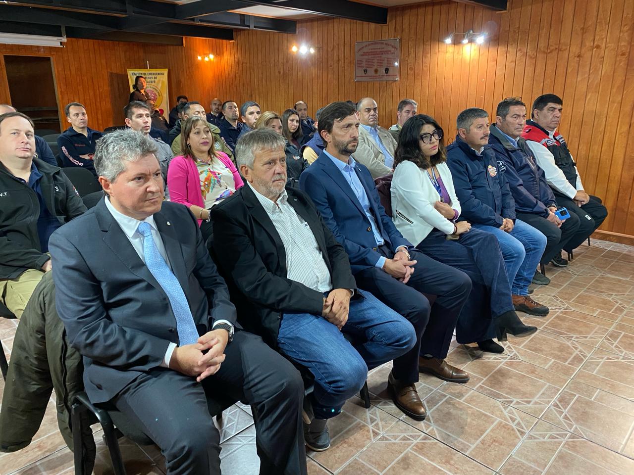 Chubut participa del curso binacional Sistema Comando de Incidentes en Chile