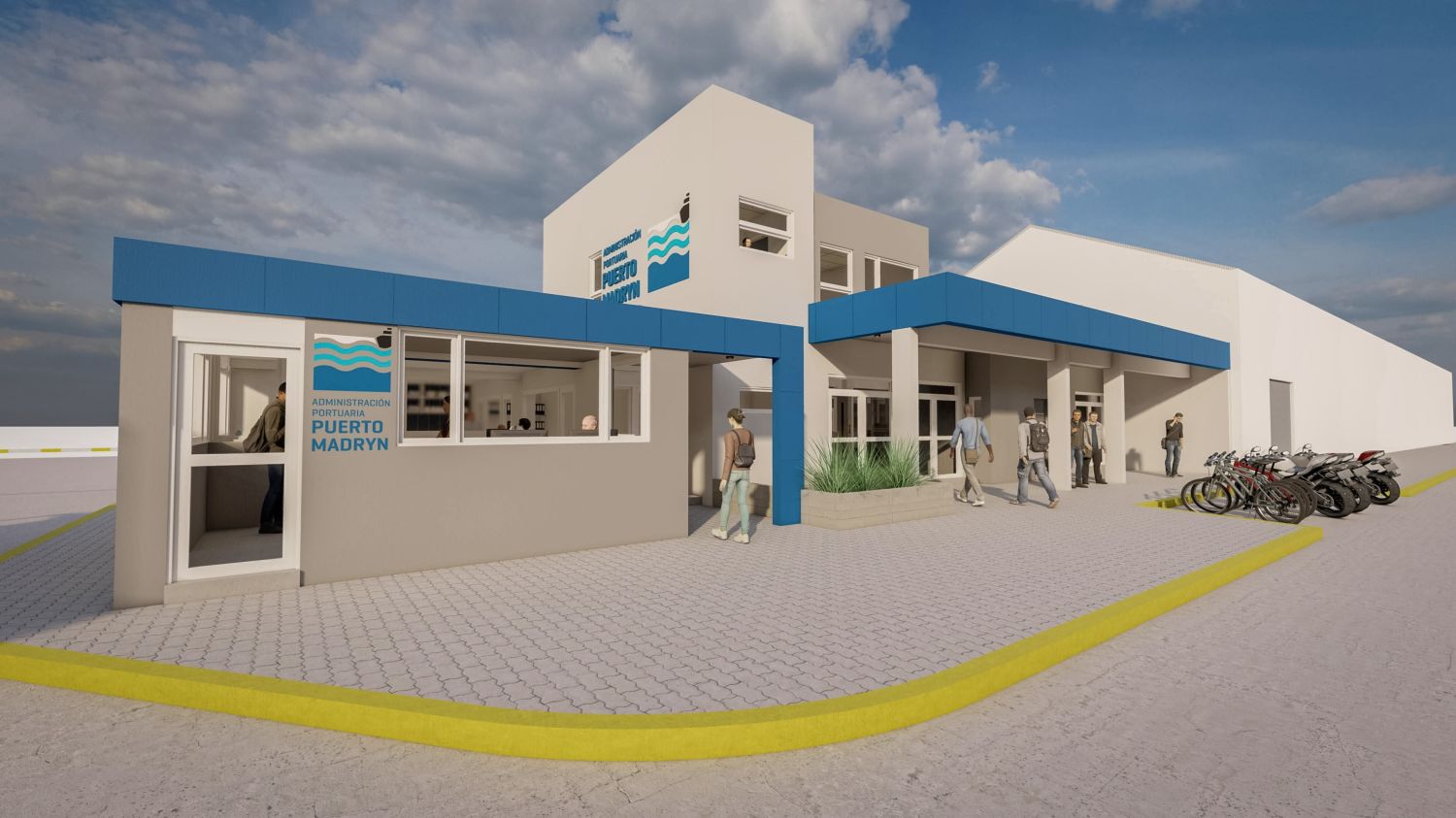 Licitaron el nuevo edificio de Control de Acceso en el Muelle Almirante Storni