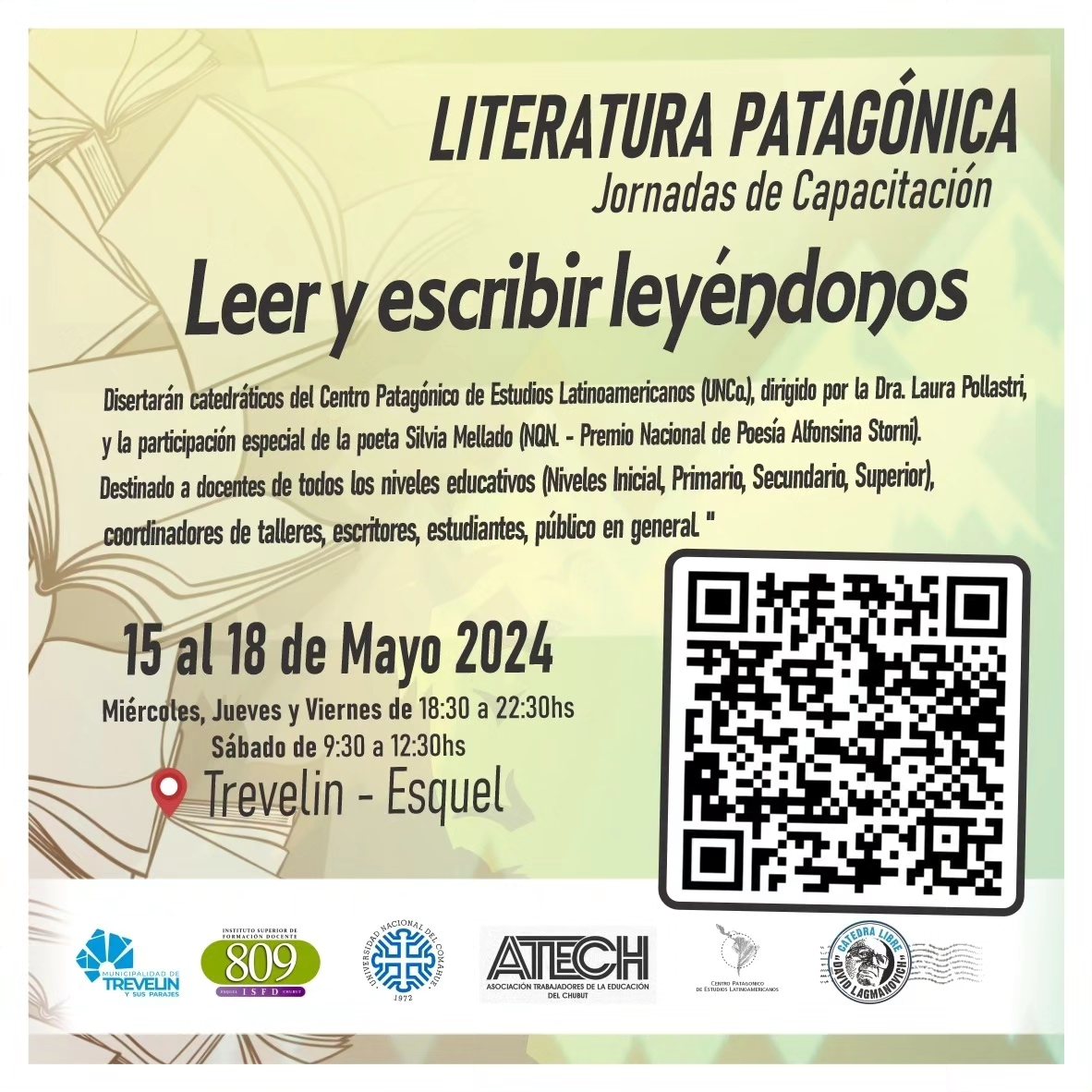 El Gobierno Provincial acompaña las jornadas sobre literatura patagónica “Leer y escribir leyéndonos”