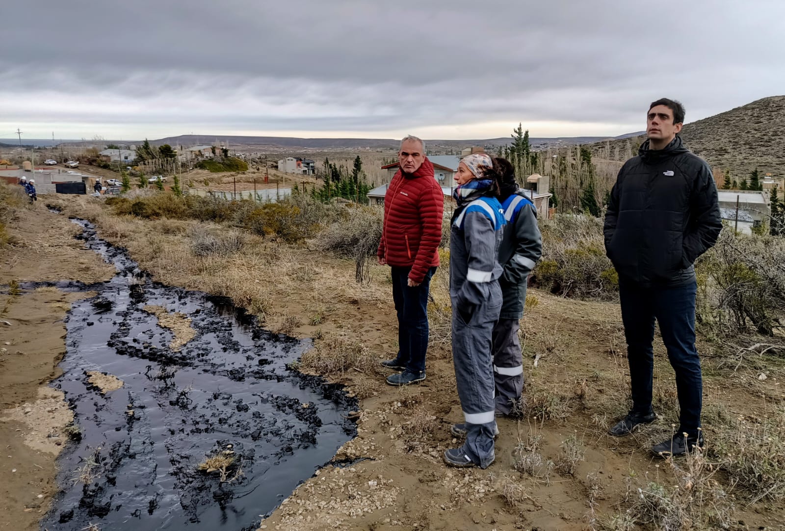Provincia tomó intervención en derrame de petróleo de YPF