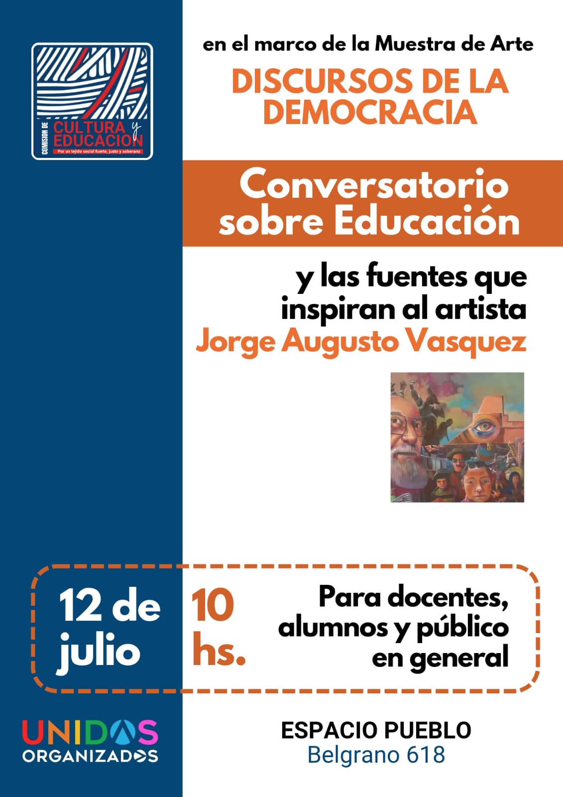 Conversatorio sobre Educación con Jorge Augusto Vasquez