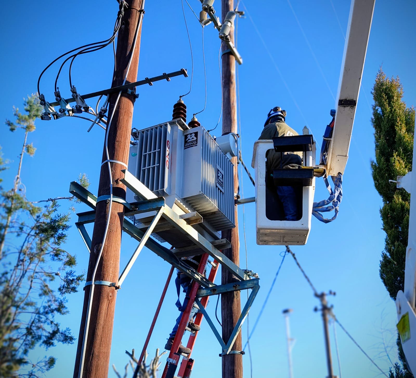 Realizan trabajos para repotenciar la subestación que dota de energía al Parque Pesquero