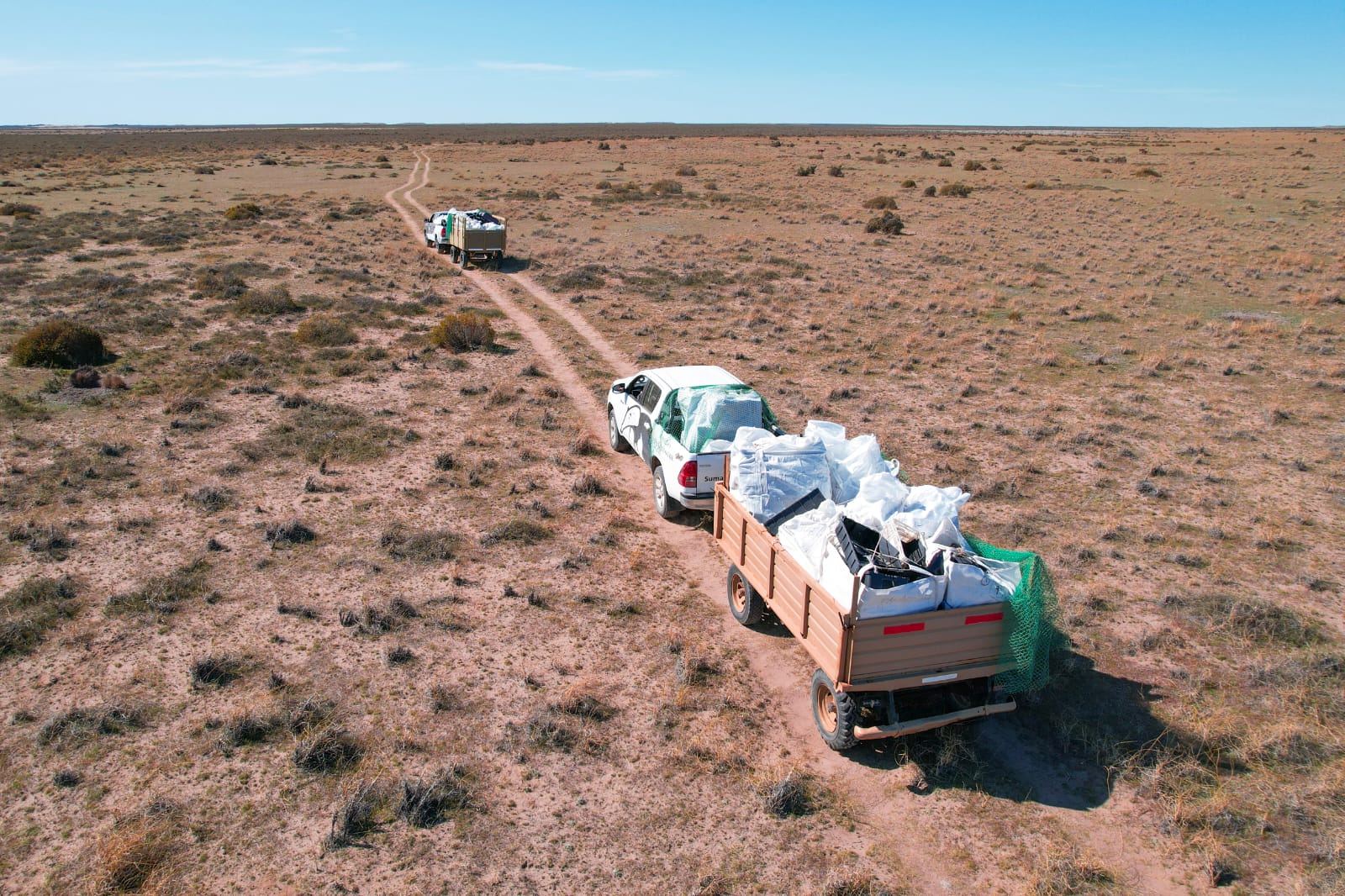 El Gobierno del Chubut continúa con tareas de limpieza de playas